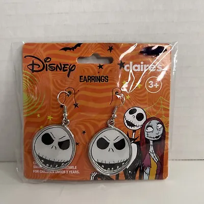 Buy Disney Halloween Jack Skellington Earrings New Claire’s Nightmare Before Xmas • 5.09£