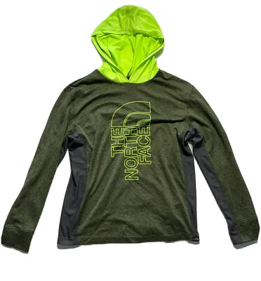 Buy The North Face Long-sleeve Reactor Hoodie Boys' Large (14/16) Green • 22.13£