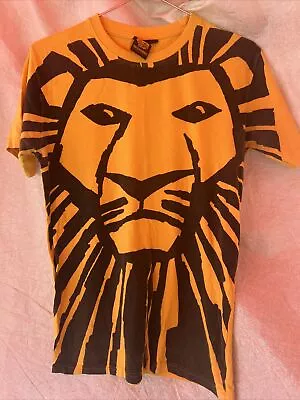 Buy Disney THE LION KING Broadway Musical T Shirt S Small Nyc Vintage Rare Adult S/M • 30£