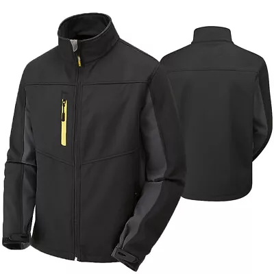 Buy Mens Multipocket Contrast Waterproof Xtreme SoftShell Jacket | Workwear • 29.95£