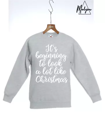 Buy Christmas Sweatshirt Sweater Top Look Like Christmas Alternative Jumper S M L XL • 18.99£