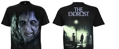 Buy The Exorcist Regan T Shirt Black Mens 70s Horror Halloween Film Spiral S-XXL New • 23.99£