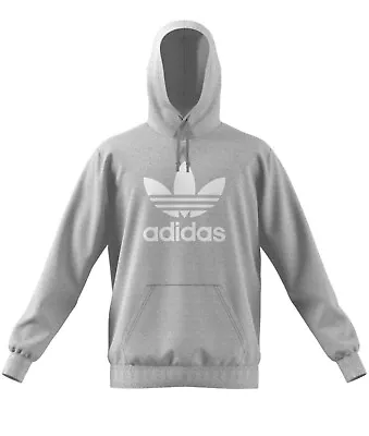 Buy Adidas Men's Trefoil Fleece Hoodie Hooded Sweatshirt (large ) • 24.98£