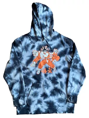 Buy Dragon Ball Z Tie Dye Hoodie Men's Long Sleeve Pullover Size Large Free Postage • 22.12£