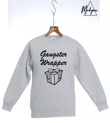 Buy Christmas Sweatshirt Sweater Top Gangster Wrapper Alternative Jumper S M L XL • 18.99£