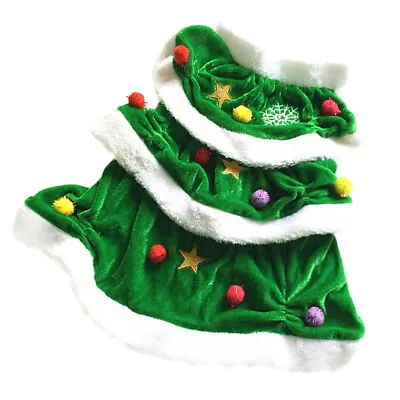 Buy  Christmas Dog Cape Pet Cosplay Dress Cat Costume Xmas Hoodie • 11.03£