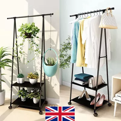 Buy UK Heavy Duty Clothes Rail Rack Hanging Garment Display Stand Storage Shelf  • 9.89£