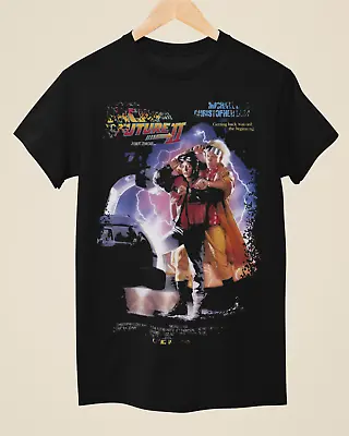 Buy Back To The Future Part II - Movie Poster Inspired Unisex Black T-Shirt • 14.99£