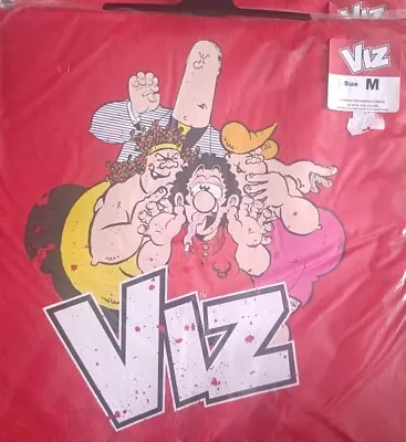 Buy Viz Red T Shirt Size Medium BNWT • 12.99£