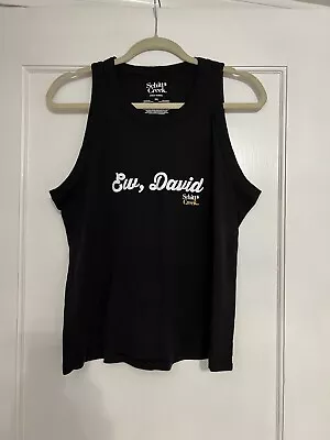 Buy Schitts Creek Womens Tank Shirt XXL Black Ew David Round Neck Cotton Tee • 14.04£