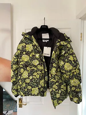 Buy $985 New Kenzo Paris Mens Duck Down Puffer Jacket Padded Floral Print Large • 299£