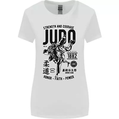 Buy Judo Strength And Courage Martial Arts MMA Womens Wider Cut T-Shirt • 9.99£