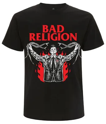 Buy Bad Religion Snake Preacher Black T-Shirt - OFFICIAL • 17.69£