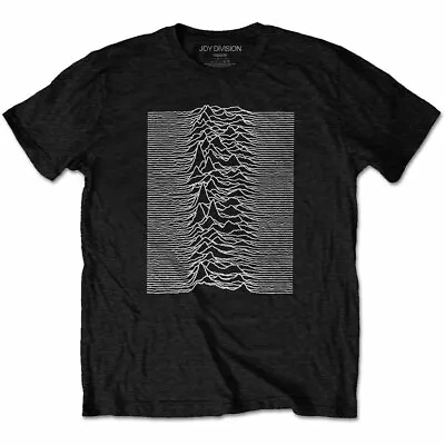 Buy Official Joy Division T Shirt Unknown Pleasures Black Classic Rock Punk Band Tee • 15.94£