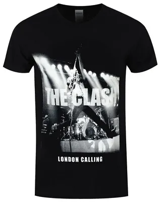 Buy Official The Clash T Shirt London Calling Mens Black T Shirt Classic Tee Size M • 15.99£