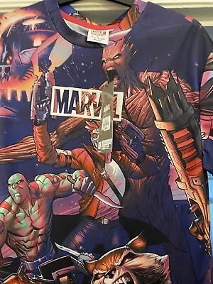 Buy Guardians Of The Galaxy Licensed  Double Sided  Small Tee Short • 12.99£
