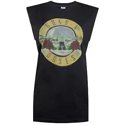 Buy Amplified Womens/Ladies Guns N Roses Drum Sleeveless T-Shirt NS5177 • 23.03£