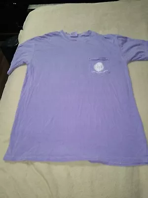 Buy Women's Comfort Colors Lancer Faire 2014 Purple Short Sleeve T-Shirt Size M • 7.60£