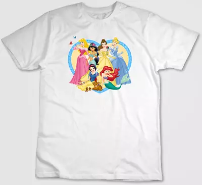 Buy Famous Disney Princesses Figure,Short Sleeve T Shirt Men / Woman H138 • 10.20£