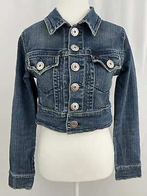 Buy Vintage Z Cavaricci Denim Jacket Womens Size Medium Buttons Short • 48.03£