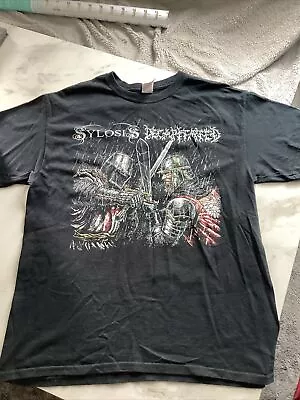 Buy Sylosis Decapitated Tour Metal Band Shirt Size Men’s Large L Black  • 30£