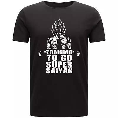 Buy Super Ball Training To Go Super Saiyan Inspired Dragon Goku Workout Tee • 12.49£