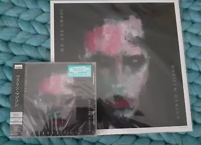 Buy Marilyn Manson / We Are Chaos CD Japan Import With Promo Jacket + Merch New • 154.45£