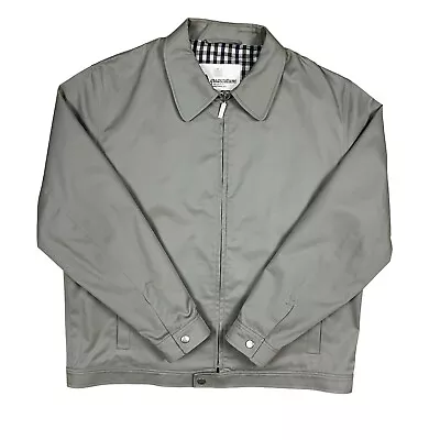 Buy AQUASCUTUM Harrington Jacket Beige Large Mens Check Lining  • 49.95£