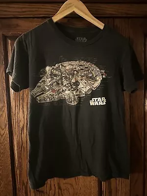 Buy Star Wars Millennium Falcon T-Shirt Size Small  • 2.50£