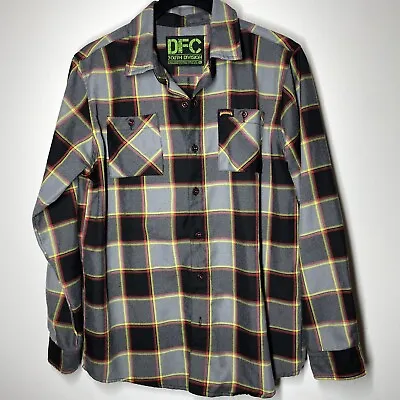 Buy DFC Dixxon Flannel Company Hatebreed Boys Button Shirt Extra Large • 48.02£