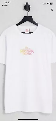 Buy Quiksilver X The Stranger Things T-shirt In White - Cotton - Medium *DESCRIPTION • 0.99£