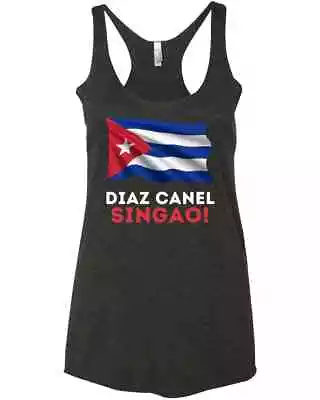 Buy Diaz Canel Singao Patria Y Vida Movimiento San Isidro Cuba Libre Racer Tank Top • 24.56£