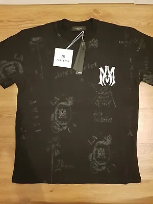 Buy Amiri Army Stencil T-Shirt Black S,M,L,XL & XXL BNWT • 210£