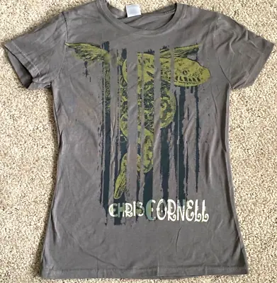 Buy CHRIS CORNELL Soundgarden Vintage T-Shirt Junior Girls Large New • 17.70£