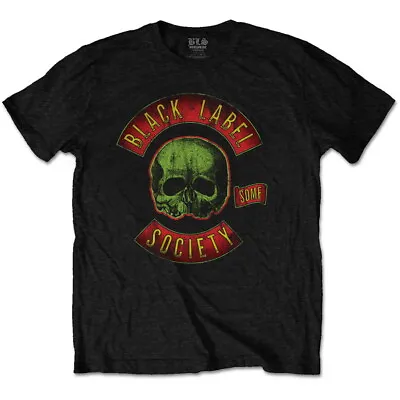 Buy Black Label Society Skull Logo Colour Black T-Shirt OFFICIAL • 15.19£