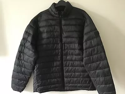 Buy Jack & Jones Men's Lightweight Quilted Puffer Jacket, Padded, Black XL • 18.99£