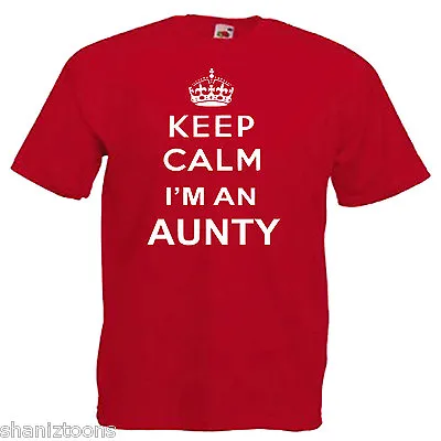 Buy Keep Calm Aunty Gift Adults Mens T Shirt 12 Colours Size S - 3XL • 9.49£