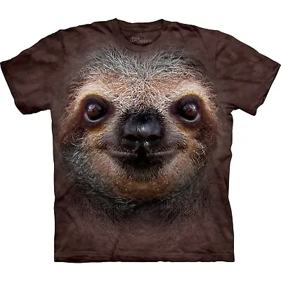 Buy The Mountain Sloth Face T Shirt, Adult, Unisex, Size XL - Brand New • 17.50£