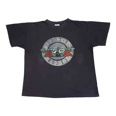 Buy Guns N Roses Logo Tshirt | Vintage 90s American Rock Band Tee Slash Axl Rose VTG • 20£