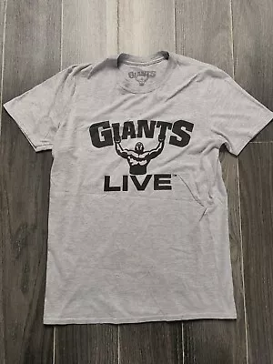 Buy Giants Live Official T-shirt In Grey Size M. Brand New No Tags • 25£