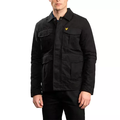 Buy Lyle And Scott Mens Military Jacket RETRO UTILITY Casual Winter Outwear Coats • 44.99£