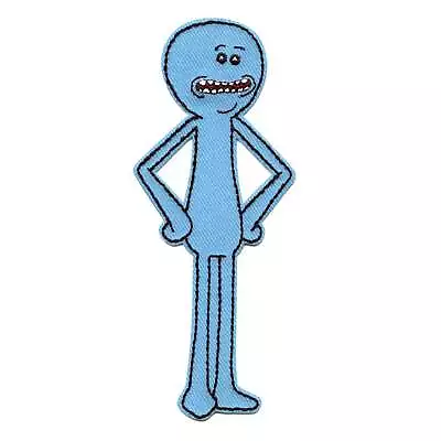 Buy Rick And Morty Mr. Meeseeks Patch Cartoon Network Animation Embroidered Iron On • 11.45£