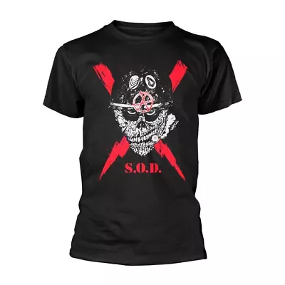 Buy S.o.d. Stormtroopers Of Death Scrawled Lightning Tshirt-black-med Metal Thrash • 11.40£