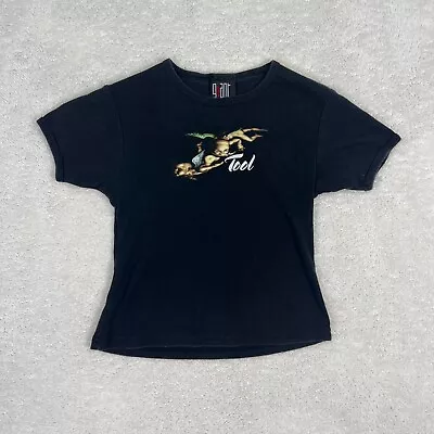 Buy Vintage TOOL Ænema Cherub Angels Womens Baby Tee Shirt GIANT Tag Sz S 90s Y2K • 142.08£
