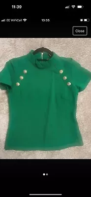 Buy Karen Millen Green Top Size 14  • 20£