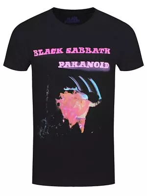 Buy Black Sabbath T-shirt Paranoid Motion Trails Men's Black • 16.99£