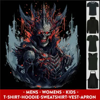 Buy Demon Emperor Evil Skull Mens Womens Kids Unisex • 12.99£