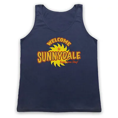 Buy Buffy The Vampire Slayer Welcome To Sunnydale Sign Adults Vest Tank Top • 18.99£