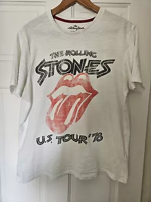 Buy Rolling Stones Tour 78 Vintage Style T Shirt White Medium • 14.50£