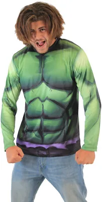 Buy Men's Marvel Comics Incredible Hulk Long Sleeve Costume T-Shirt Cosplay Tee • 27.44£
